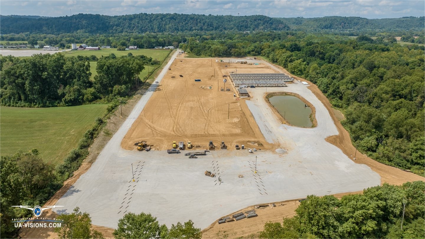 UA-Visions captures the ballet of bulldozers at SDRS, where Ashton's earth becomes the foundation for progress.