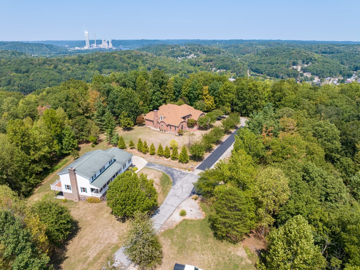 200ft Aerial view of a residential real estate listing on Moriah Drive