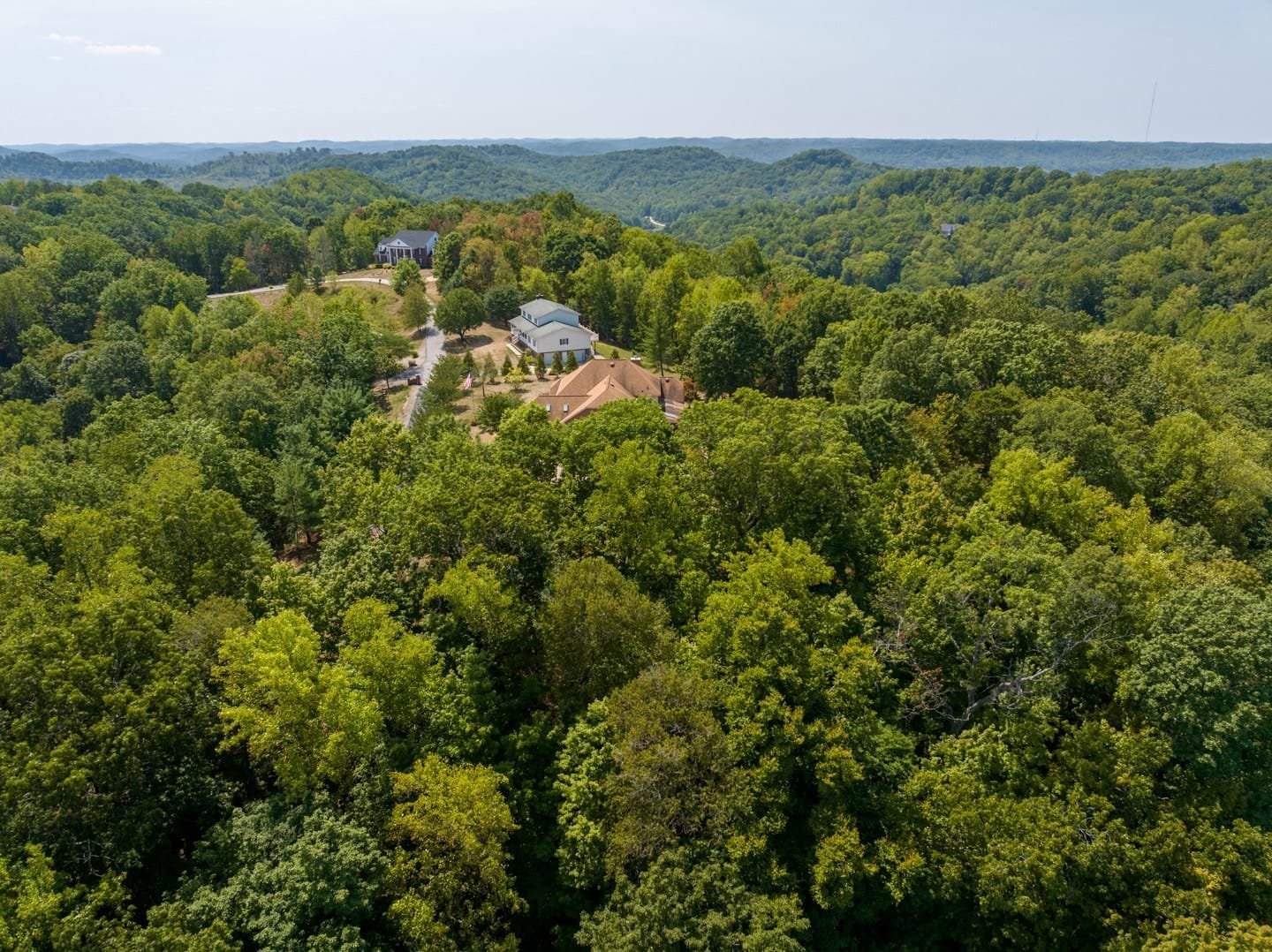 200ft Aerial view of a residential real estate listing on Moriah Drive