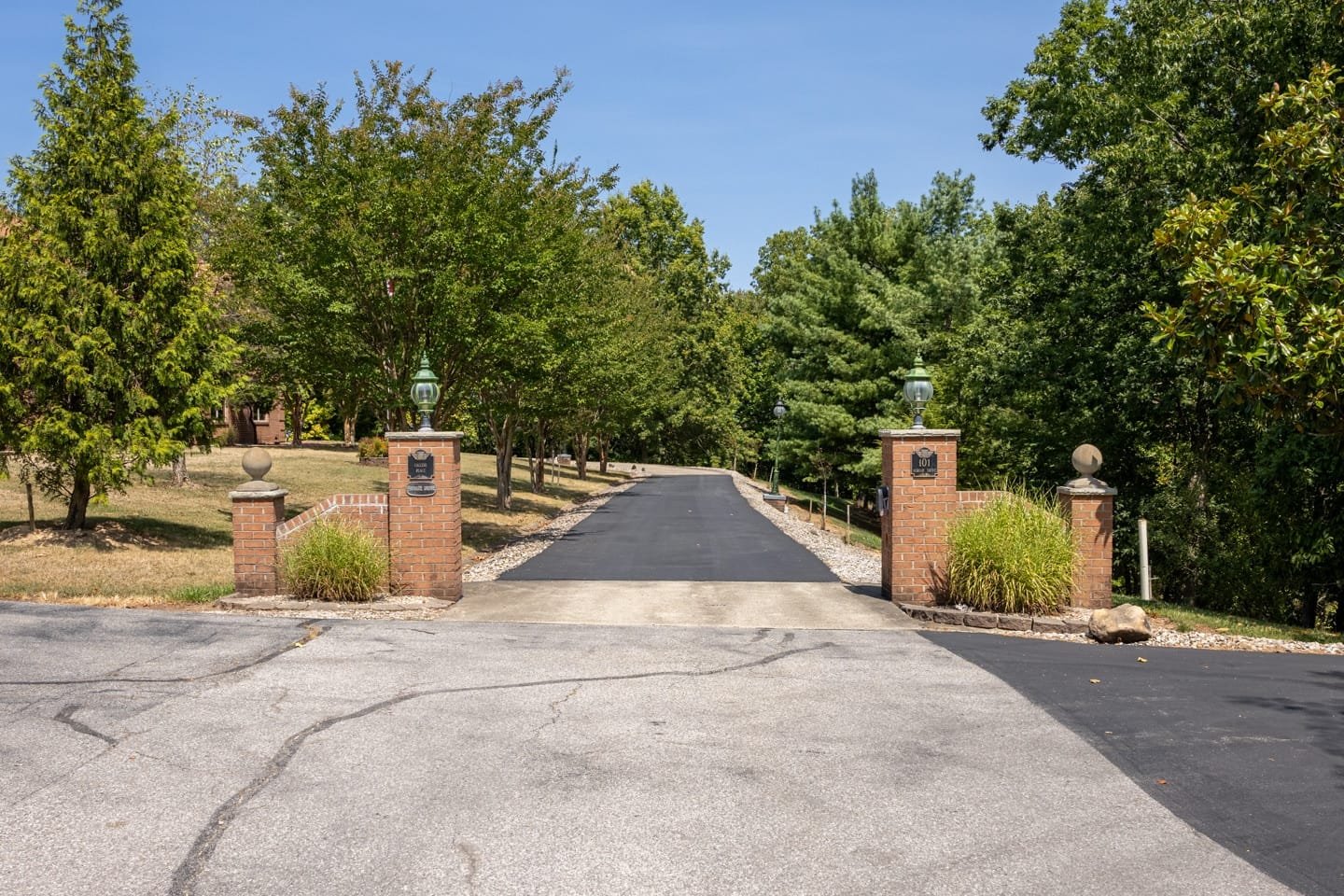 Exterior ground level photos of a residential real estate listing on Moriah Drive