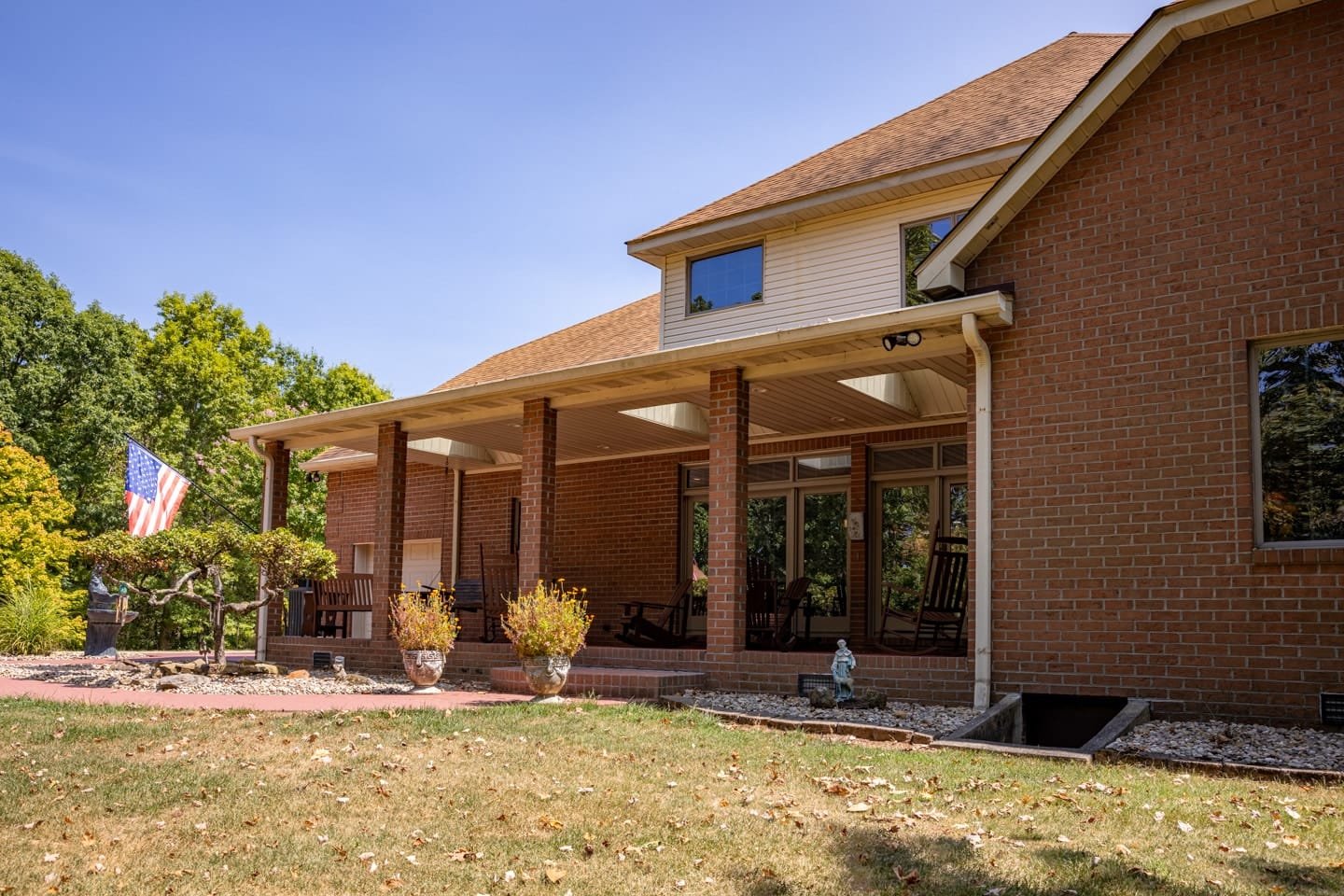 Exterior ground level photos of a residential real estate listing on Moriah Drive