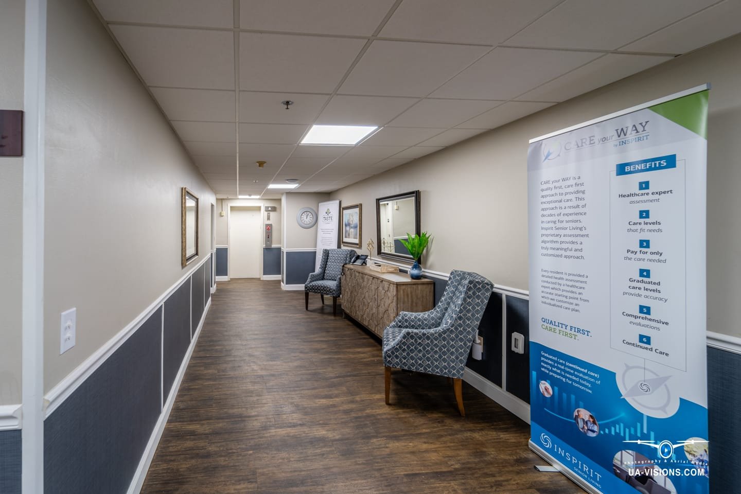 View of Kanawha Place Senior Living taken by UA-Visions