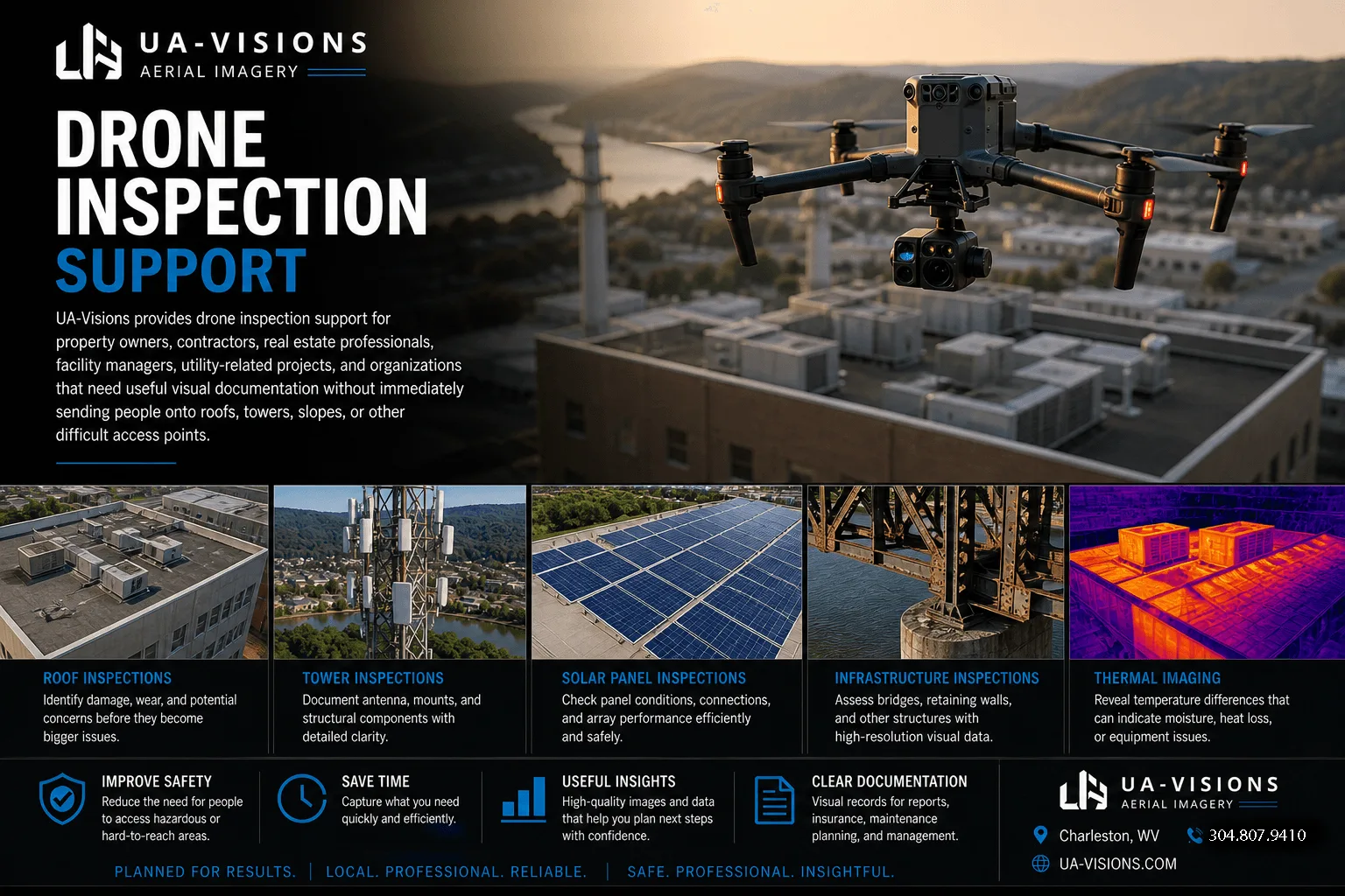 UA-Visions Drone Inspection Support UA-Visions Drone Inspection Support