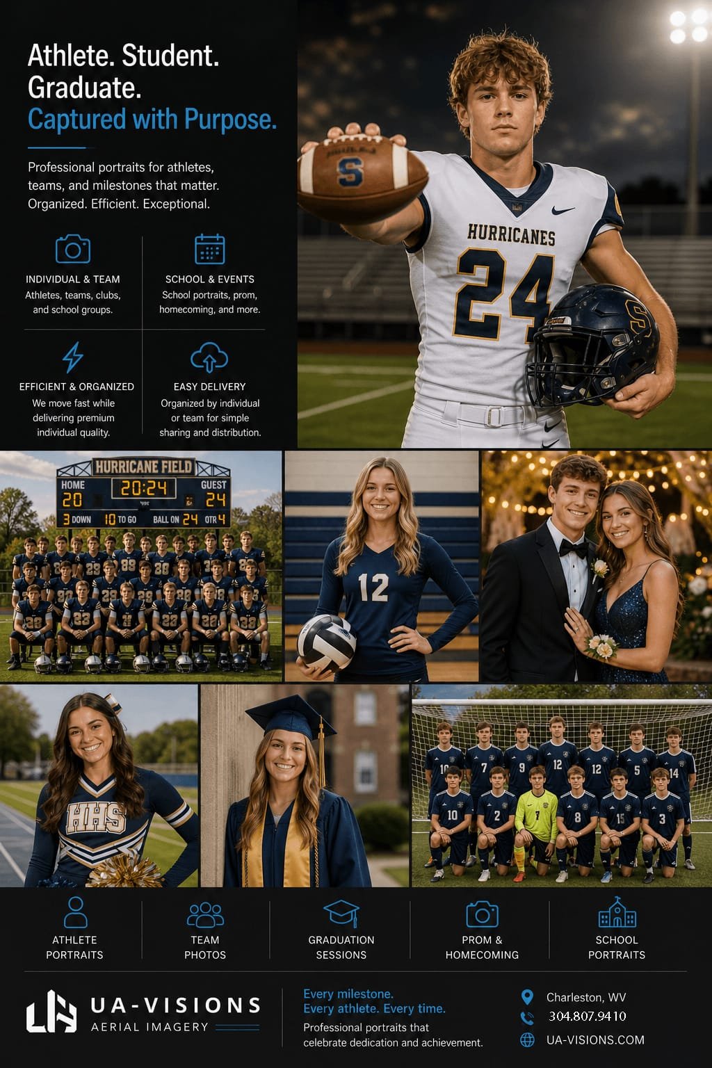 UA-Visions student and sports photography