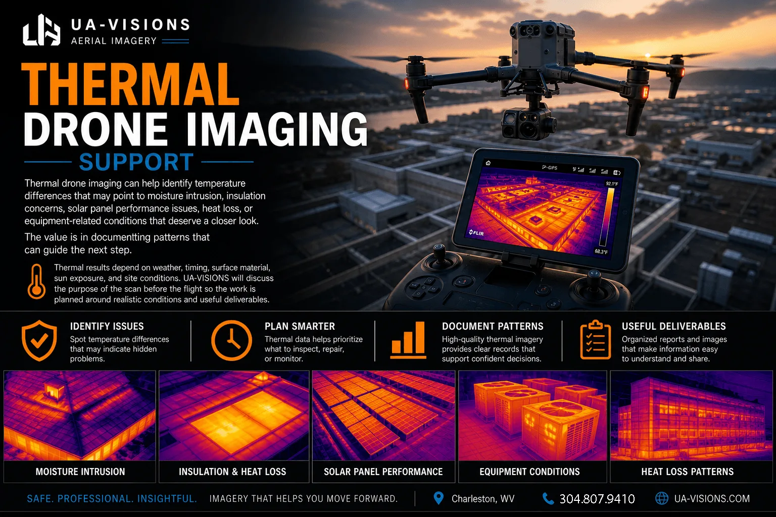 Thermal-Drone-Imaging UA-Visions thermal drone imaging