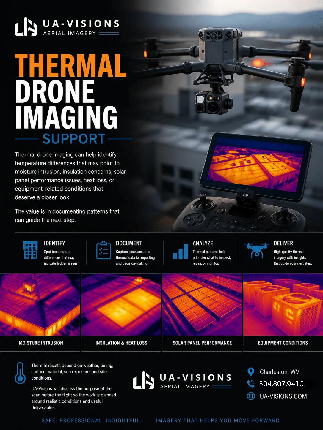 Thermal-Drone UA-Visions Thermal Drone Capability