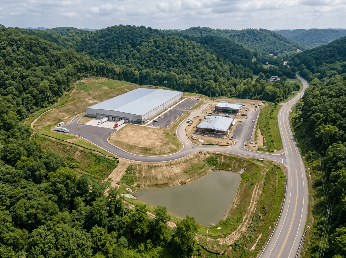 Aerial image of a commercial property by UA-Visions Aerial image of a commercial property by UA-Visions