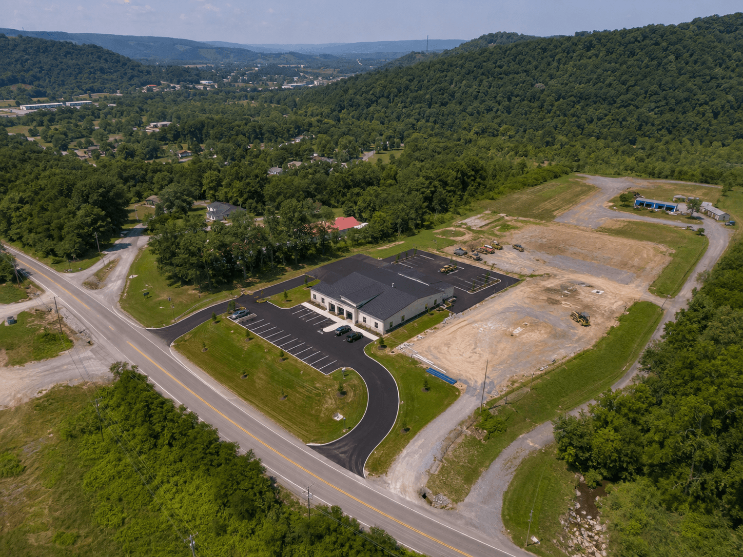 Drone photography showing property and site context near Charleston WV Drone photography showing property and site context near Charleston WV by UA-Visions
