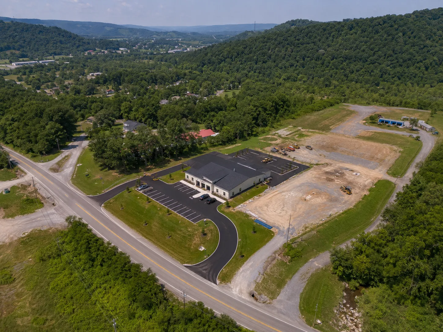 Drone photography showing property and site context near Charleston WV Drone photography showing property and site context near Charleston WV by UA-Visions